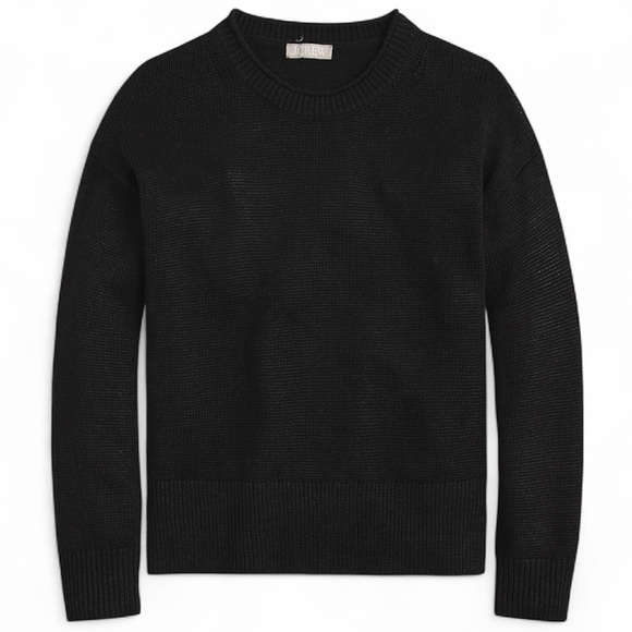 J.Crew Relaxed cotton-linen blend beach sweater - size M - new with tags - Picture 1 of 1